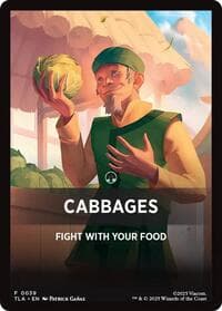 Cabbages Theme Card - Avatar: The Last Airbender - Magic: The Gathering card