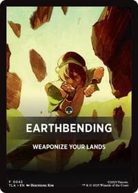 Earthbending Theme Card (0042) - Avatar: The Last Airbender - Magic: The Gathering card