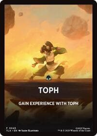 Toph Theme Card - Avatar: The Last Airbender - Magic: The Gathering card