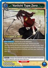 Yoriichi Type Zero - UEX05BT: Demon Slayer: Kimetsu no Yaiba Vol.2 Release Event Cards - Union Arena card