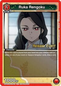 Ruka Rengoku - UEX05BT: Demon Slayer: Kimetsu no Yaiba Vol.2 Release Event Cards - Union Arena card