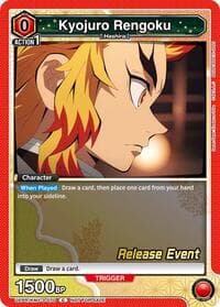 Kyojuro Rengoku (070) - UEX05BT: Demon Slayer: Kimetsu no Yaiba Vol.2 Release Event Cards - Union Arena card