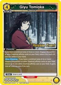 Giyu Tomioka - UEX05BT: Demon Slayer: Kimetsu no Yaiba Vol.2 Release Event Cards - Union Arena card