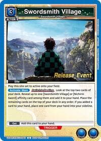 Swordsmith Village - UEX05BT: Demon Slayer: Kimetsu no Yaiba Vol.2 Release Event Cards - Union Arena card