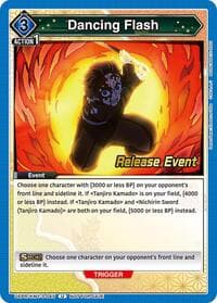 Dancing Flash - UEX05BT: Demon Slayer: Kimetsu no Yaiba Vol.2 Release Event Cards - Union Arena card