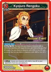 Kyojuro Rengoku (071) - UEX05BT: Demon Slayer: Kimetsu no Yaiba Vol.2 Release Event Cards - Union Arena card