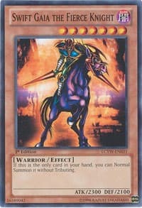 Swift Gaia the Fierce Knight - Legendary Collection 3: Yugi's World - YuGiOh card