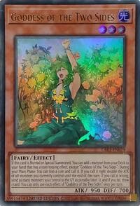 Goddess of the Two Sides - The Lost Art Promotion - YuGiOh card