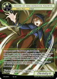 Glyph of Uncontrolled Growth - Journey to Ravidra - Force of Will card