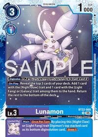 Lunamon (Regulation Battle Vol. 4 Participant) - Cyber Eden - Digimon Card Game card