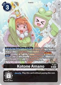 Kotone Amano (Time Stranger Box Topper) - Digimon Promotion Cards - Digimon Card Game card