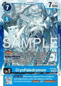 CrysPaledramon (Regulation Battle Vol. 4 Winner) - Digimon LIBERATOR - Digimon Card Game card