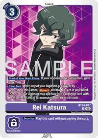Rei Katsura - Time Stranger - Digimon Card Game card