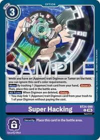 Super Hacking - Time Stranger - Digimon Card Game card
