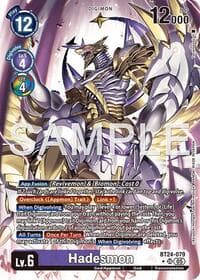 Hadesmon (Alternate Art) - Time Stranger - Digimon Card Game card