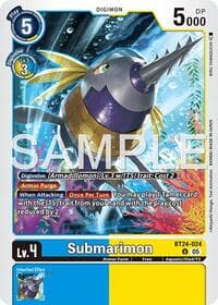 Submarimon - Time Stranger - Digimon Card Game card