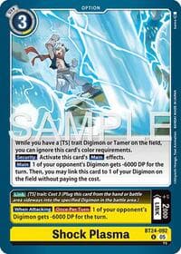 Shock Plasma - Time Stranger - Digimon Card Game card