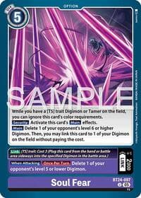 Soul Fear - Time Stranger - Digimon Card Game card