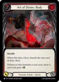 Art of Desire: Body - Armory Deck: Arakni - Flesh and Blood TCG card