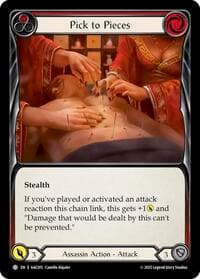 Pick to Pieces - Armory Deck: Arakni - Flesh and Blood TCG card