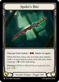 Spider's Bite - Armory Deck: Arakni - Flesh and Blood TCG card