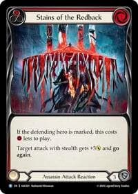 Stains of the Redback - Armory Deck: Arakni - Flesh and Blood TCG card