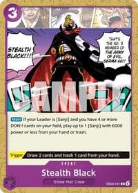 Stealth Black - The Azure Sea's Seven - One Piece Card Game card