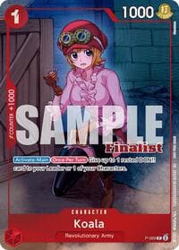 Koala (CS 25-26 Finalist Card Set 2) - One Piece Promotion Cards - One Piece Card Game card