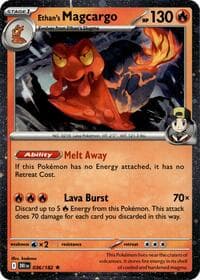 Ethan's Magcargo - 036/182 (Cosmo Holo) - Miscellaneous Cards & Products - Pokemon card