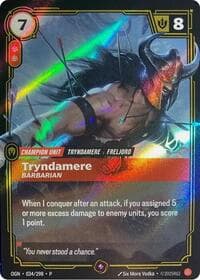Tryndamere, Barbarian - Riftbound Organized Play Promotional Cards - Riftbound: League of Legends Trading Card Game card