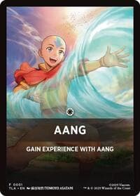 Aang Theme Card - Avatar: The Last Airbender - Magic: The Gathering card