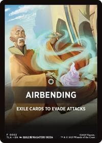 Airbending Theme Card - Avatar: The Last Airbender - Magic: The Gathering card