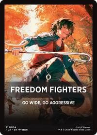 Freedom Fighters Theme Card - Avatar: The Last Airbender - Magic: The Gathering card