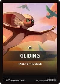 Gliding Theme Card - Avatar: The Last Airbender - Magic: The Gathering card