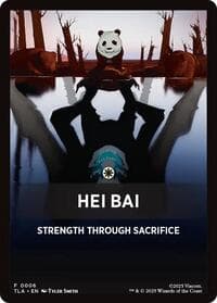 Hei Bai Theme Card - Avatar: The Last Airbender - Magic: The Gathering card