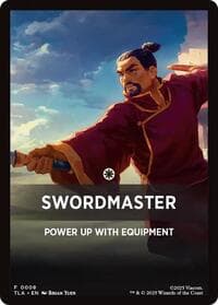 Swordmaster Theme Card - Avatar: The Last Airbender - Magic: The Gathering card