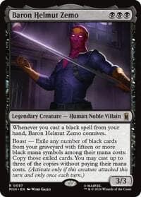 Baron Helmut Zemo - Marvel Super Heroes - Magic: The Gathering card