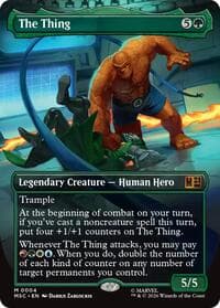 The Thing (Borderless) - Commander: Marvel Super Heroes - Magic: The Gathering card