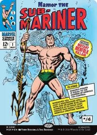 Namor the Sub-Mariner (Borderless) (0391) - Marvel Super Heroes - Magic: The Gathering card