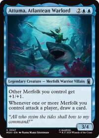 Attuma, Atlantean Warlord - Marvel Super Heroes - Magic: The Gathering card
