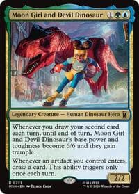 Moon Girl and Devil Dinosaur - Marvel Super Heroes - Magic: The Gathering card