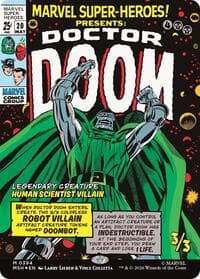 Doctor Doom (Borderless) (0394) - Marvel Super Heroes - Magic: The Gathering card