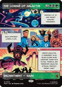 The Coming of Galactus (Borderless) - Marvel Super Heroes - Magic: The Gathering card