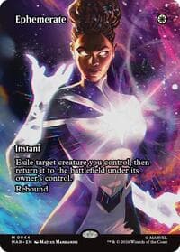 Ephemerate (Borderless) - Marvel Universe Eternal-Legal - Magic: The Gathering card