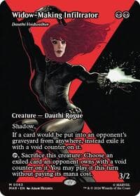 Widow-Making Infiltrator - Dauthi Voidwalker (Borderless) - Marvel Universe Eternal-Legal - Magic: The Gathering card