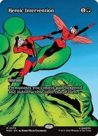 Heroic Intervention (0079) (Borderless) - Marvel Universe Eternal-Legal - Magic: The Gathering card