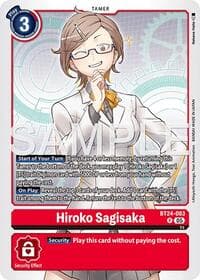 Hiroko Sagisaka - Time Stranger - Digimon Card Game card