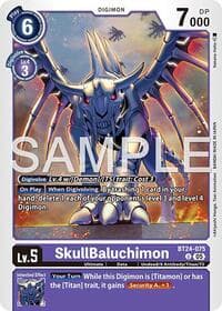 SkullBaluchimon - Time Stranger - Digimon Card Game card