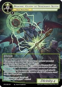 Demonic Glyph of Stagnant Sloth - Journey to Ravidra - Force of Will card