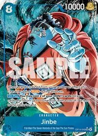 Jinbe - OP14-049 (Alternate Art) - The Azure Sea's Seven - One Piece Card Game card
